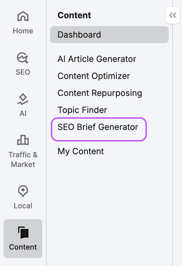 SEO Brief Generator image 1