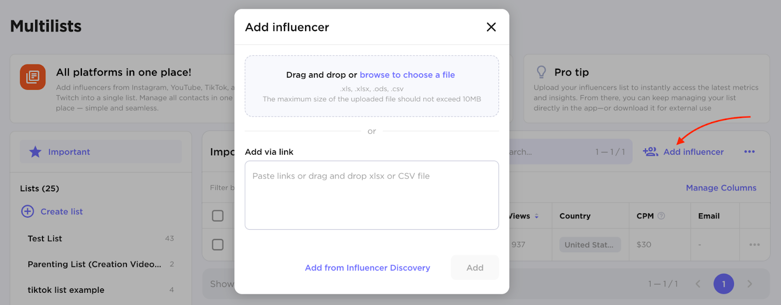 Influencer Analytics image 32